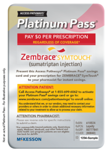 Zembrace Platinum Pass